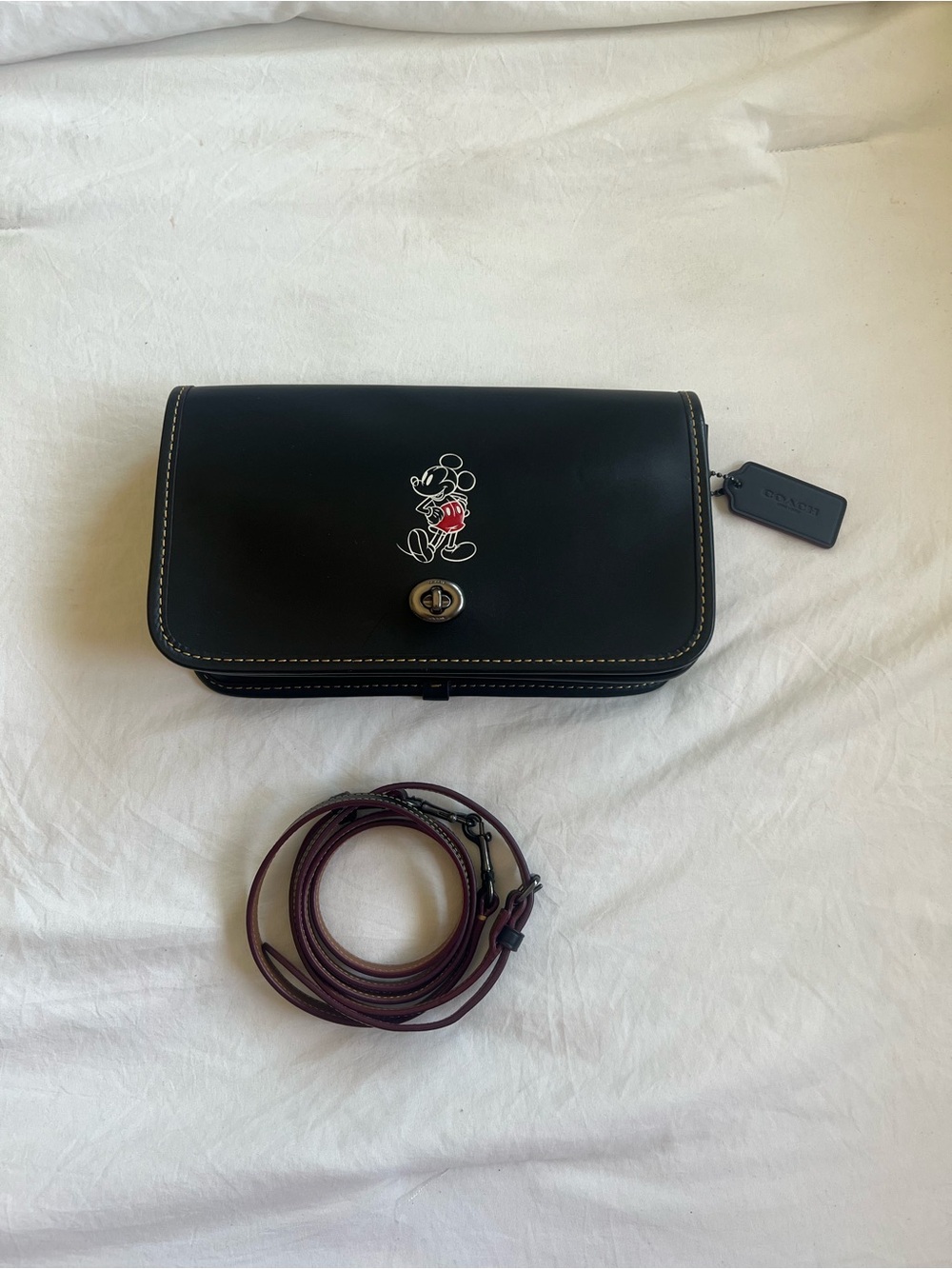 Rare Limited edition Mickey Mouse Coach Crossbody